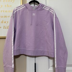 Lavender purple adidas hoodie - Size L